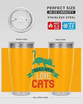 real man love cats o Style 112#- cat- Tumbler