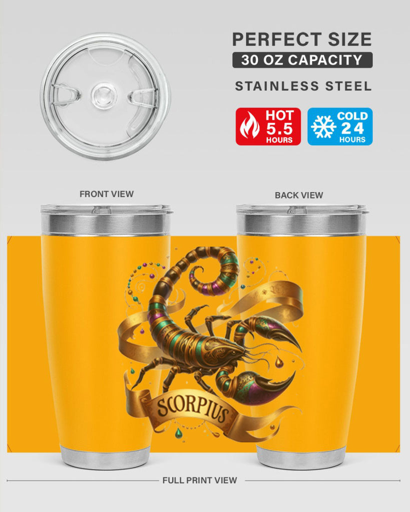 scorpio 459#- zodiac- Tumbler