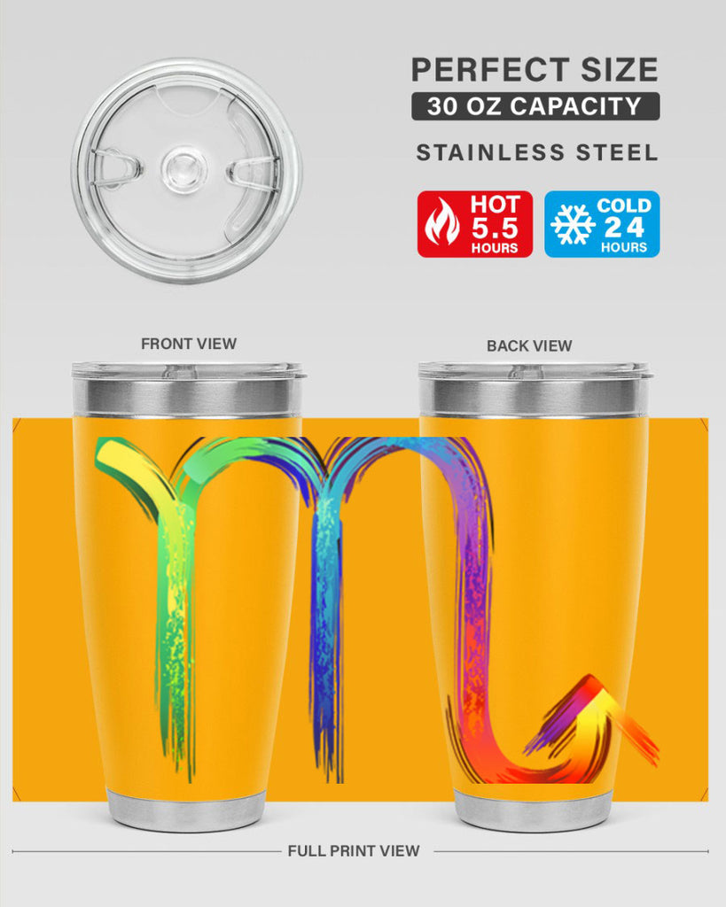 scorpio n 464#- zodiac- Tumbler