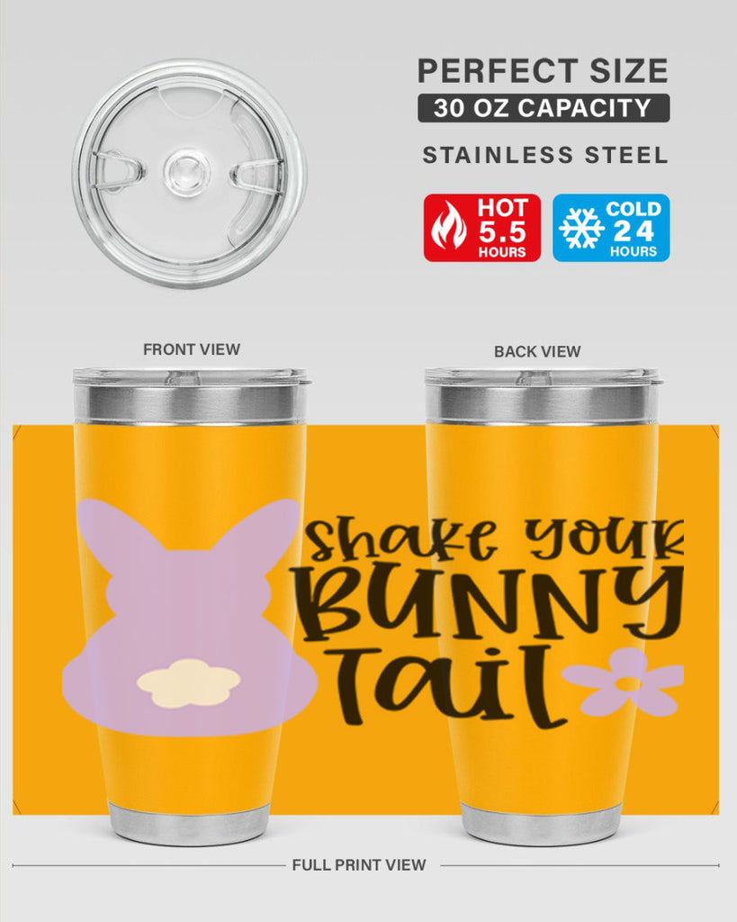 shake your bunny tail 12#- easter- Tumbler