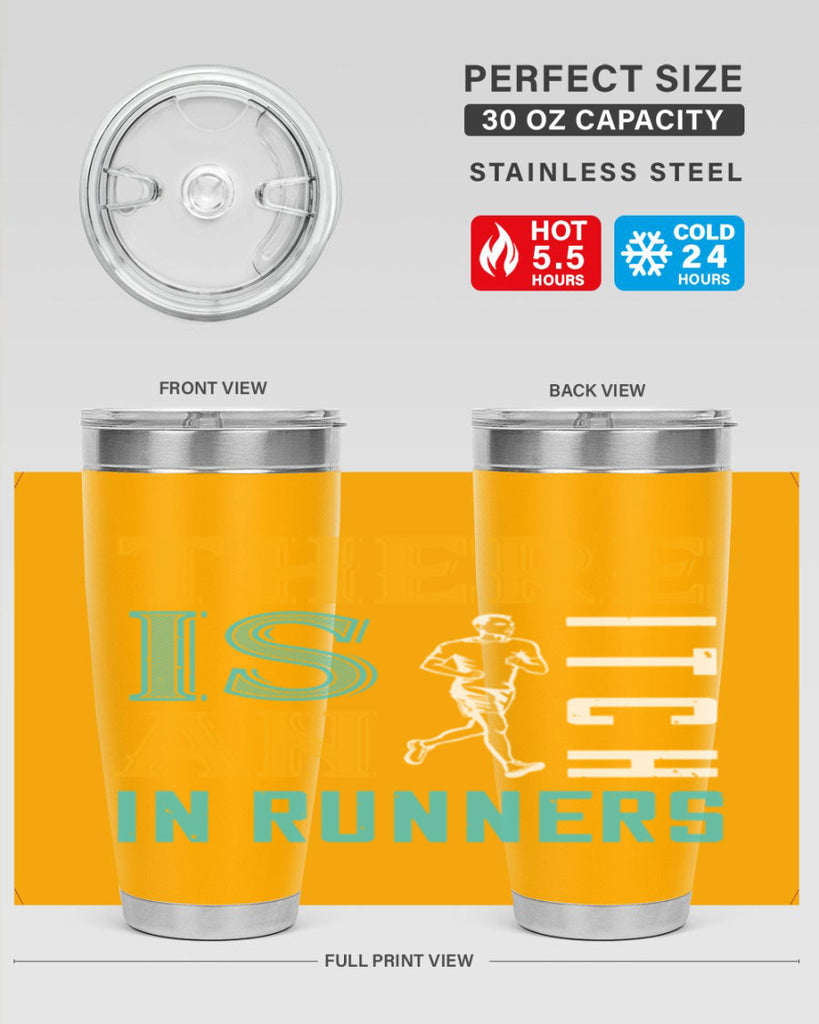 there is an itch in runners 9#- running- Tumbler