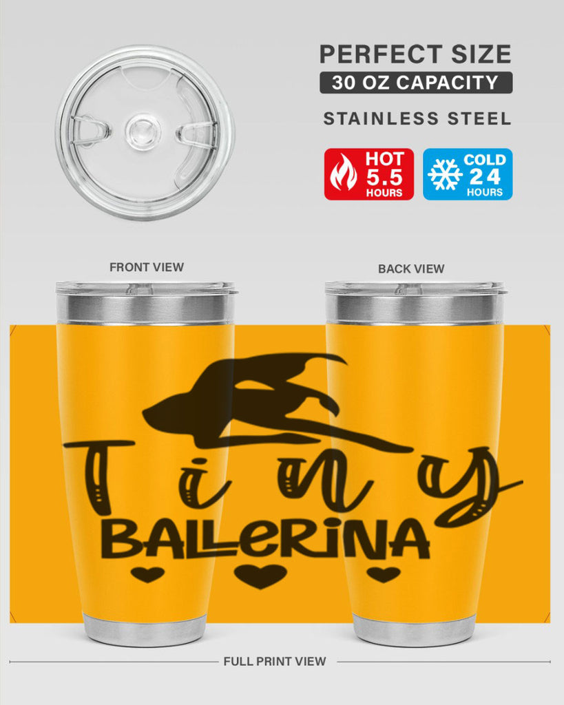 tiny ballerina 88#- ballet- Tumbler