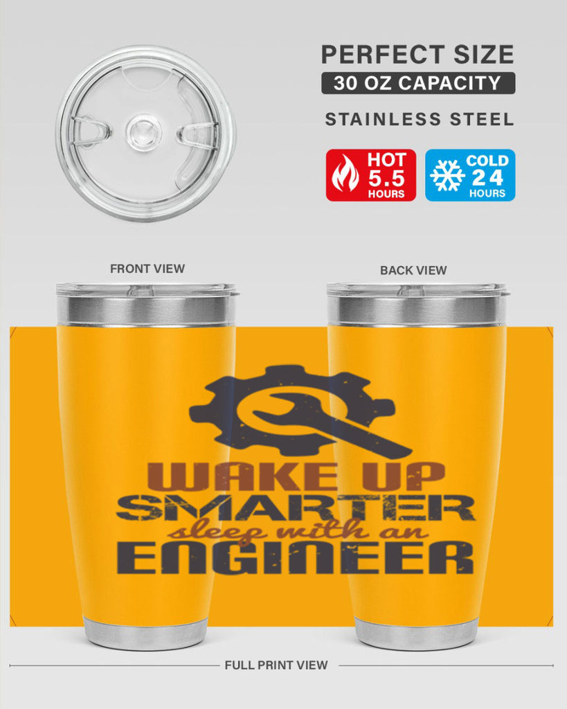 wake up smarter sleep with an engineer Style 31#- engineer- tumbler