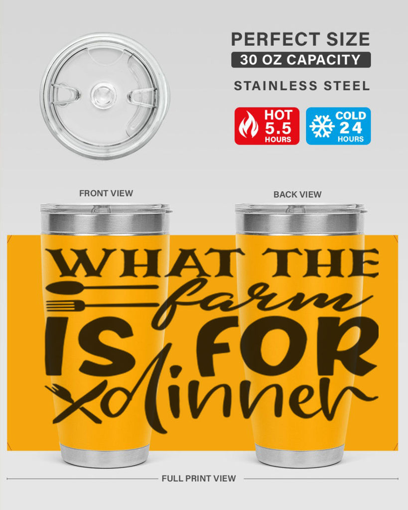 what the farm is for dinner 72#- kitchen- Tumbler