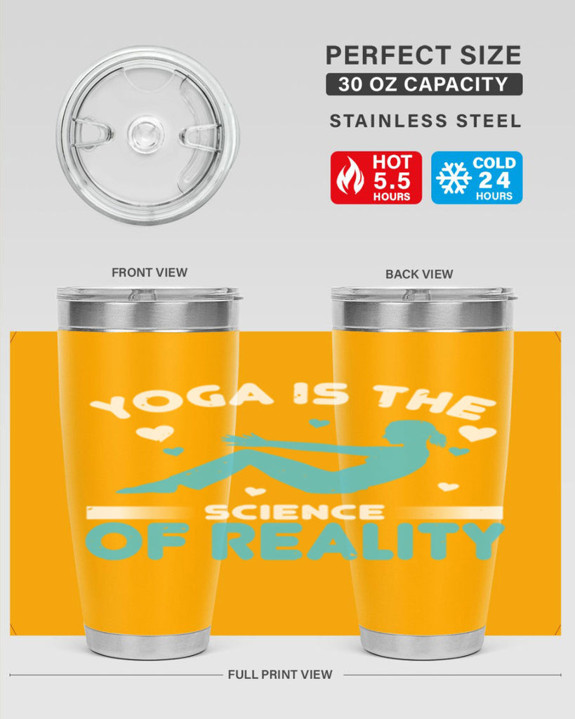 yoga is the science of reality 16#- yoga- Tumbler