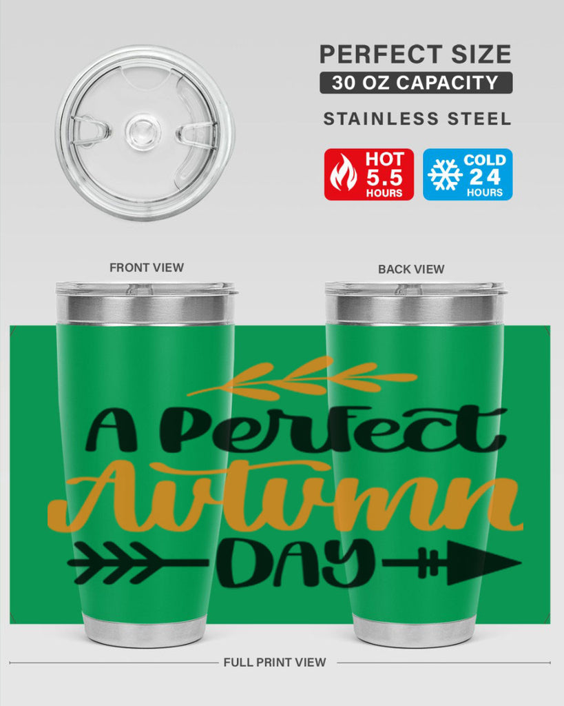 A Perfect Autumn Day 470#- fall- Tumbler