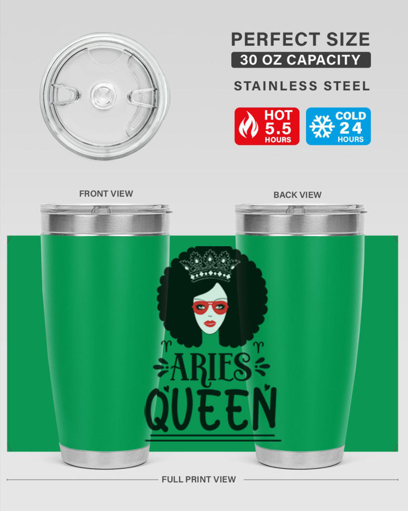 Aries queen 120#- zodiac- Tumbler
