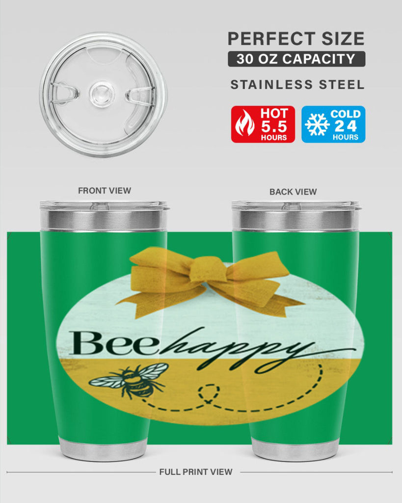 Bee Happy Mockup27#- spring- Tumbler