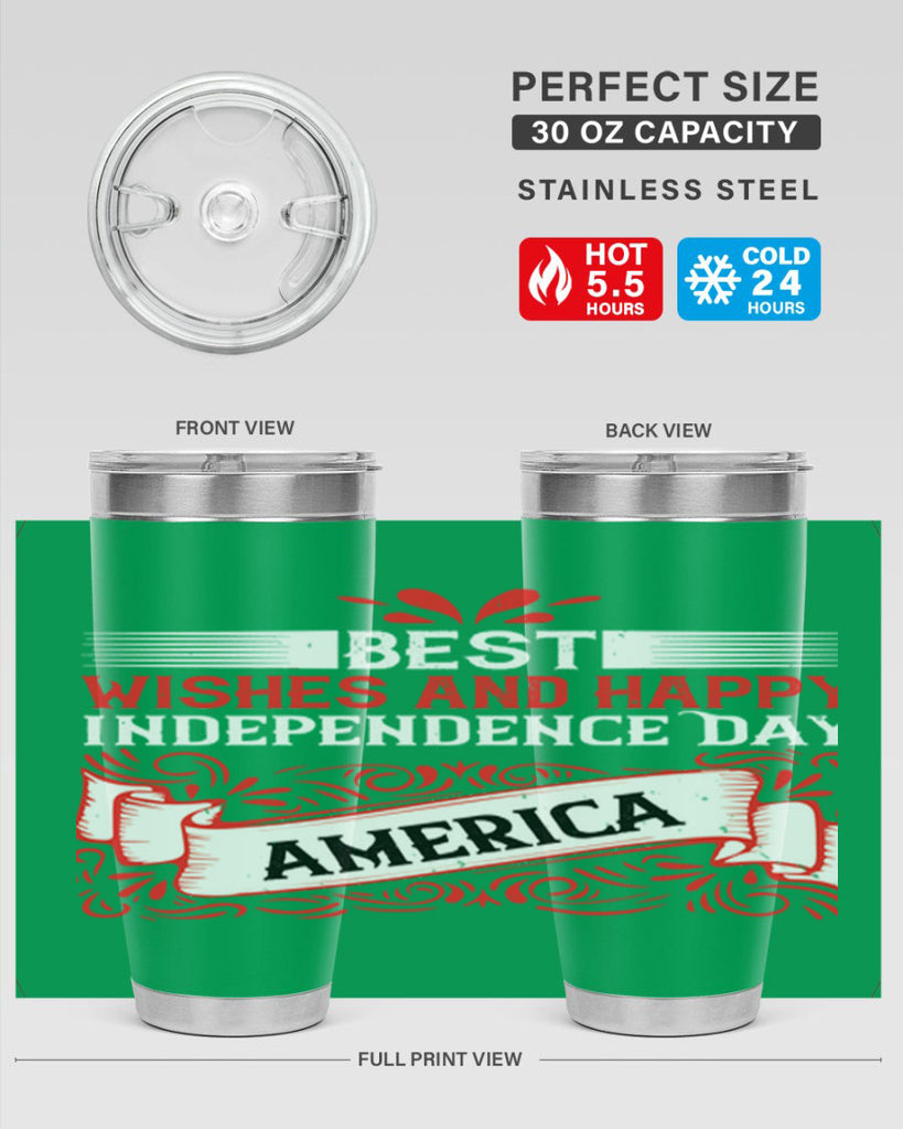 Best wishes and happy Independence Day america Style 86#- Fourt Of July- Tumbler