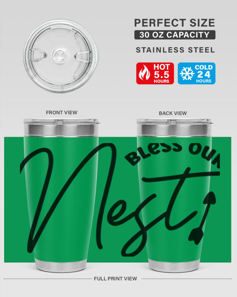 Bless Our Nest55#- spring- Tumbler