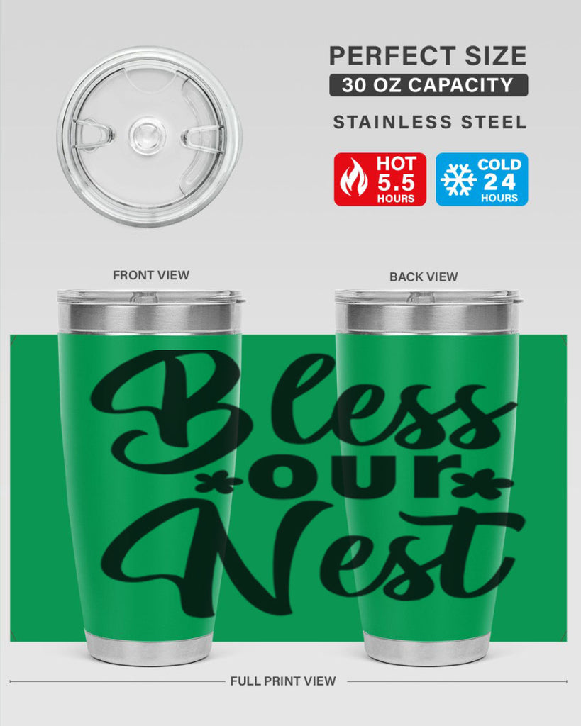 Bless our nest  design 70#- spring- Tumbler