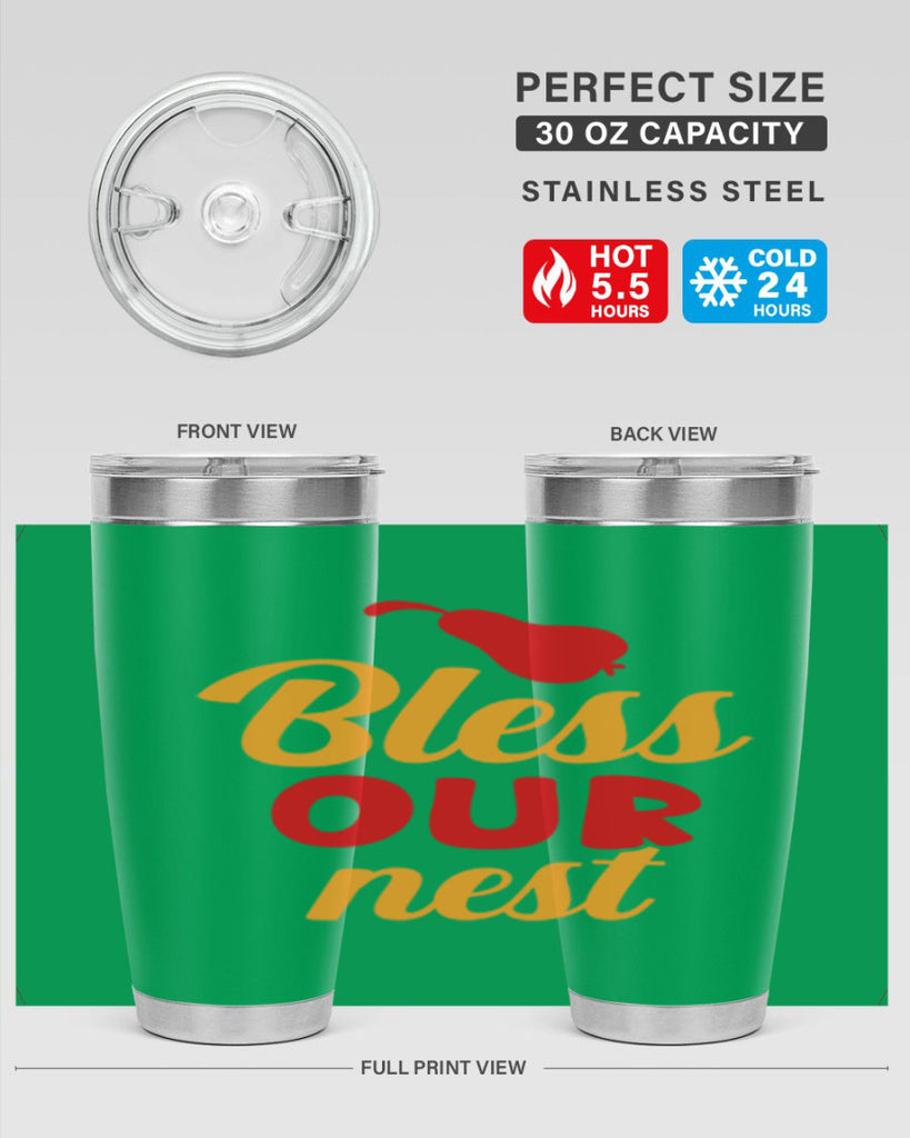 Bless our nest 53#- spring- Tumbler