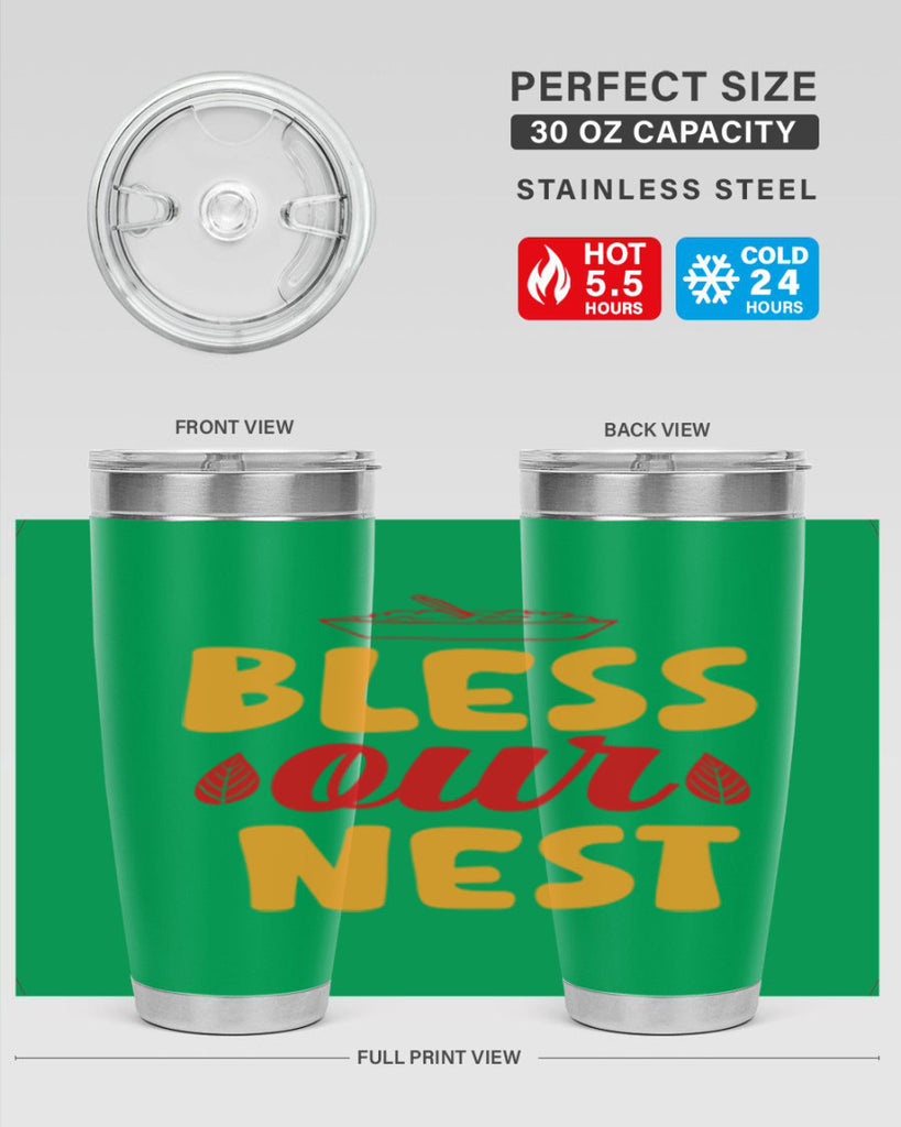 Bless our nest 54#- spring- Tumbler