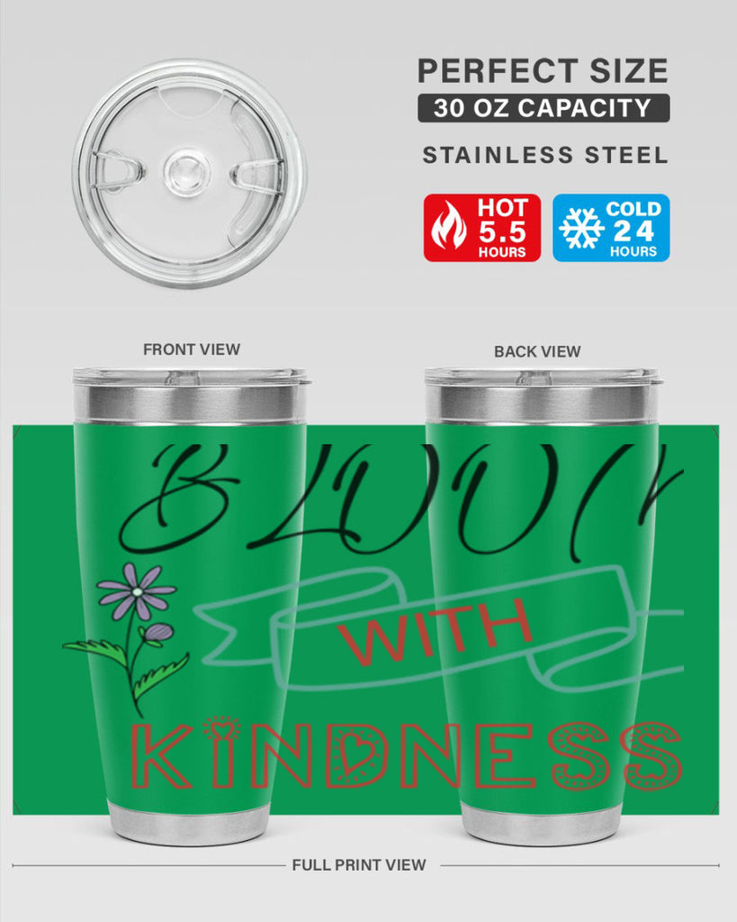 Bloom with kindness  91#- spring- Tumbler
