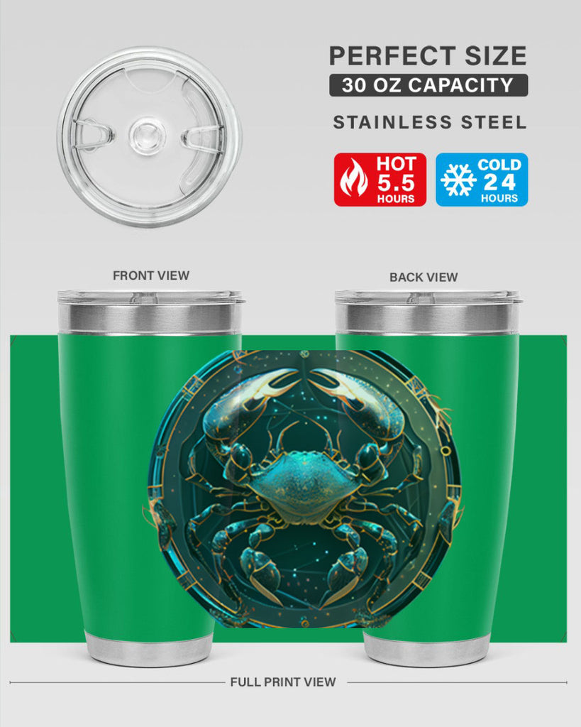 Cancer 147#- zodiac- Tumbler