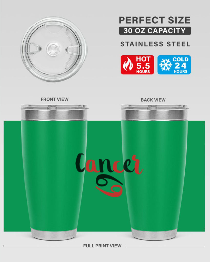 Cancer 152#- zodiac- Tumbler