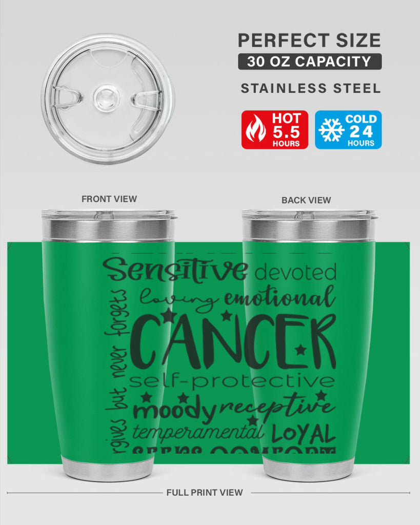Cancer 565#- zodiac- Tumbler