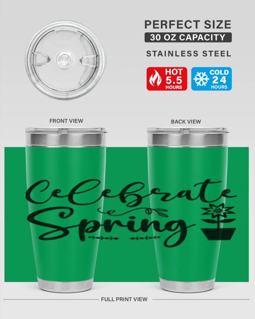 Celebrate Spring 101#- spring- Tumbler