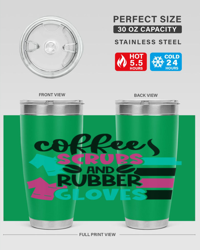 Coffee Scrubs And Rubber Gloves Style Style 209#- nurse- tumbler