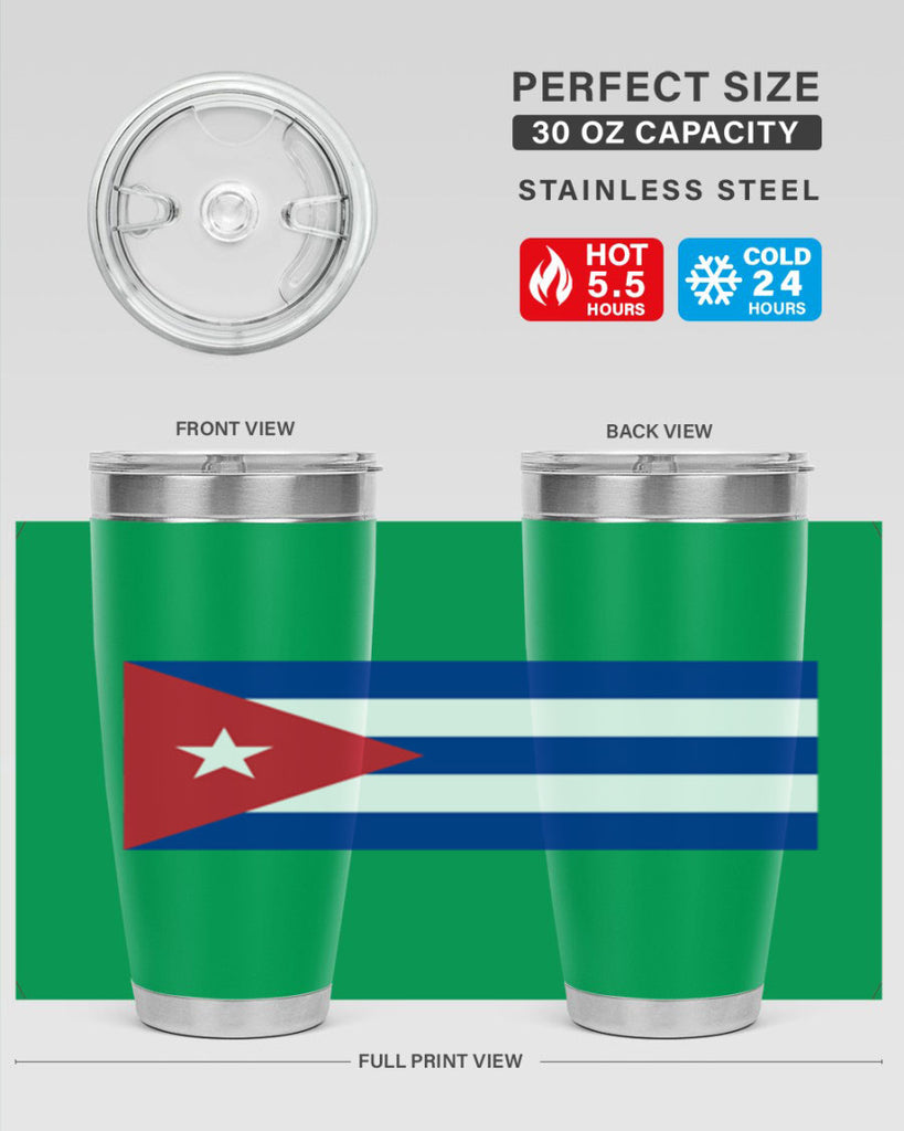 Cuba 154#- world flags- Tumbler
