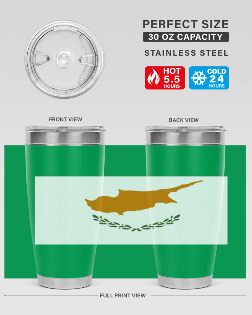 Cyprus 153#- world flags- Tumbler