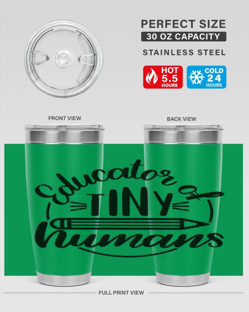 Educator Of Tiny Humans Style 76#- teacher- tumbler