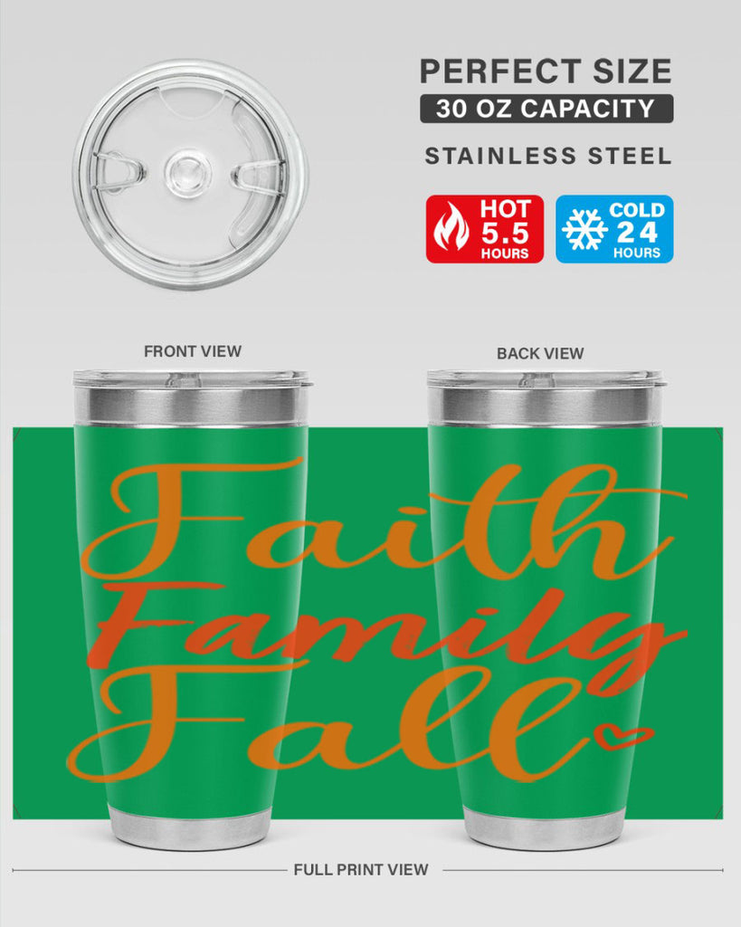 Faith Family Fall Design 81#- fall- Tumbler