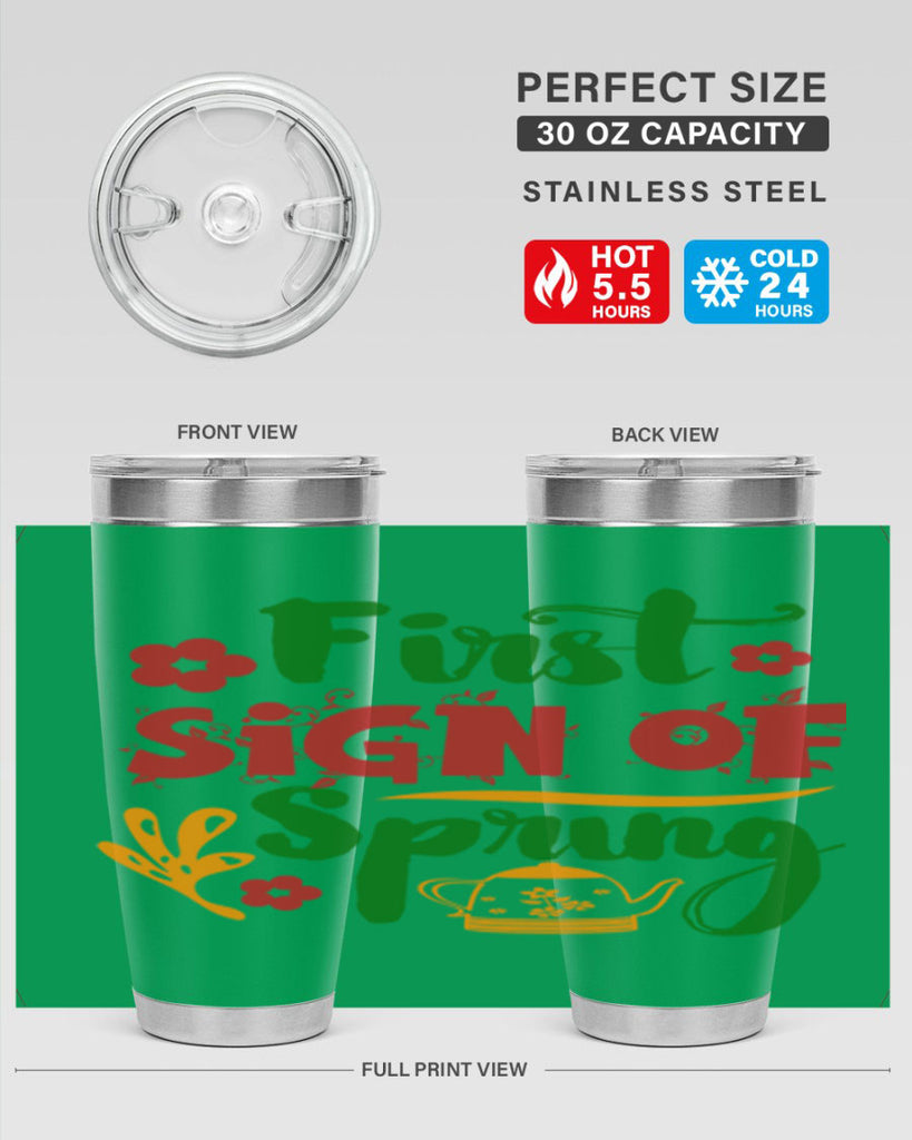 First Sign of Spring 139#- spring- Tumbler