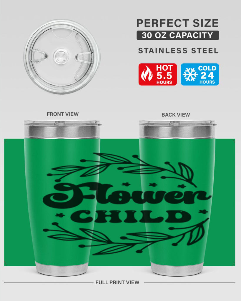 Flower child  141#- spring- Tumbler