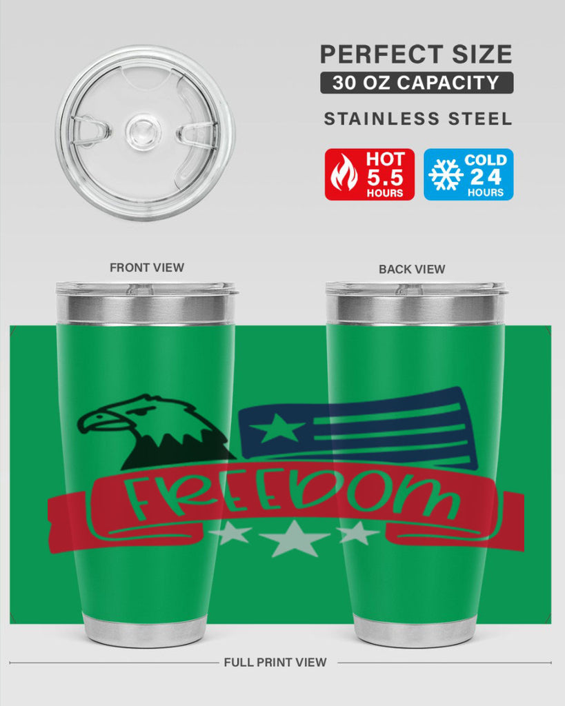 Freedom Style 147#- Fourt Of July- Tumbler