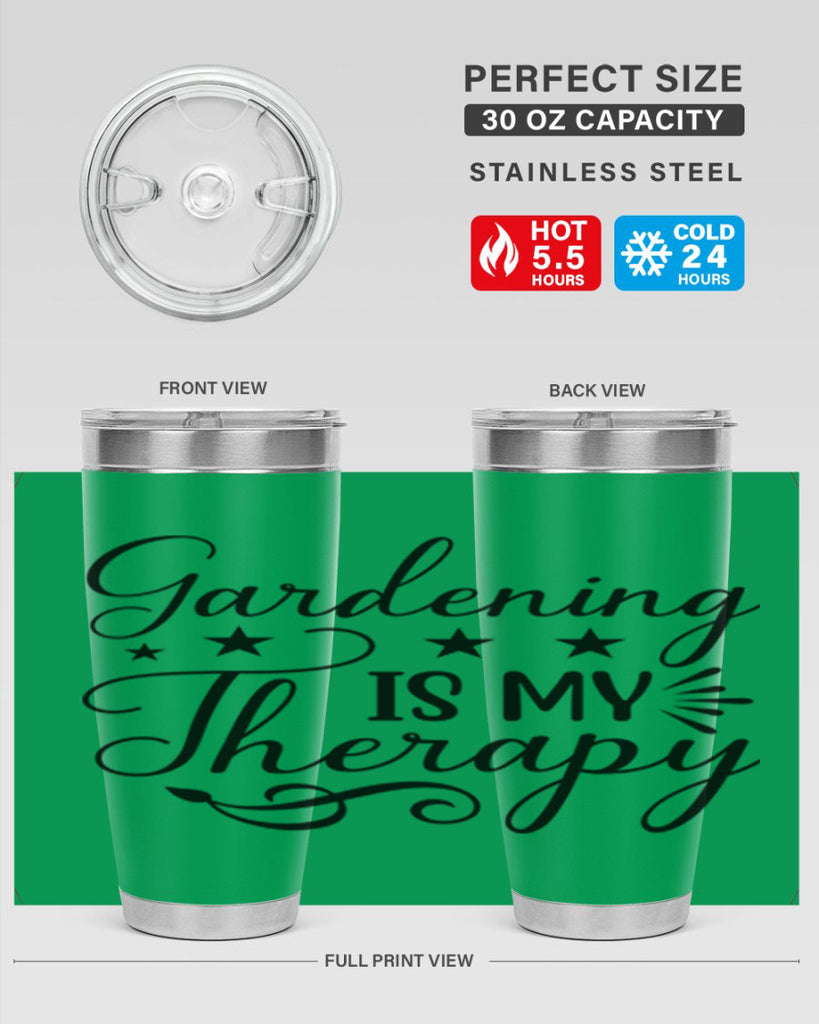 Gardening is My Therapy 145#- spring- Tumbler