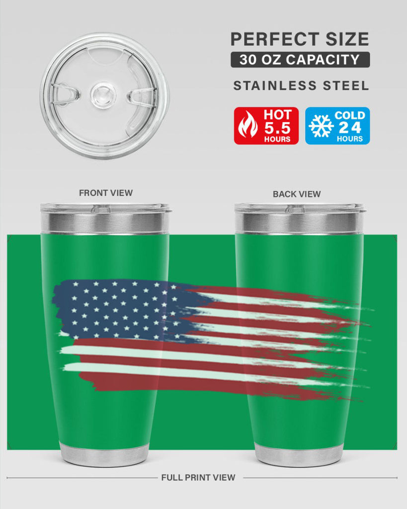 Grunge Flag 54#- Us Flags- Tumbler