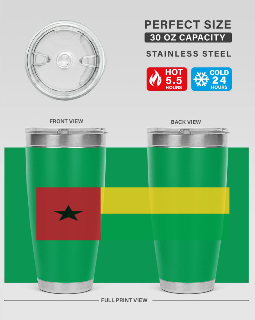 GuineaBissau 128#- world flags- Tumbler