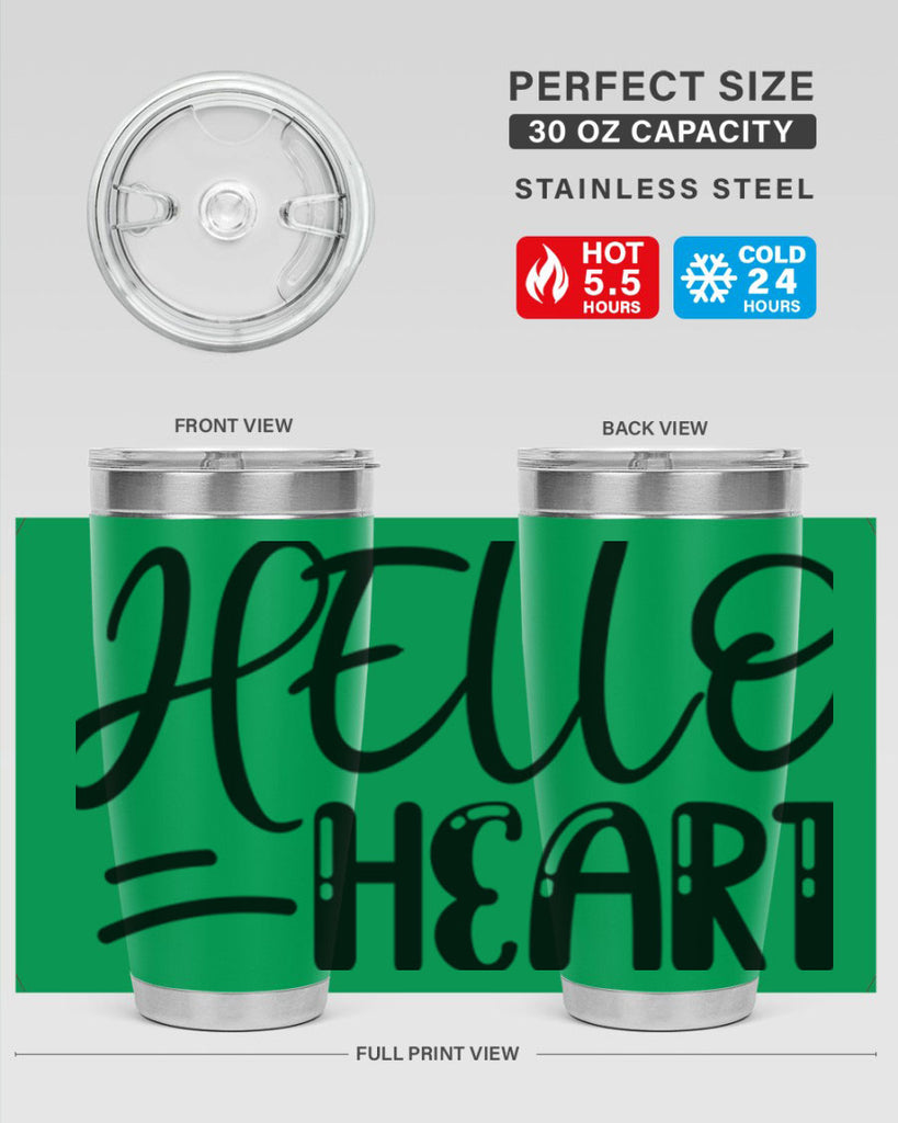 HELLO HEART  220#- spring- Tumbler