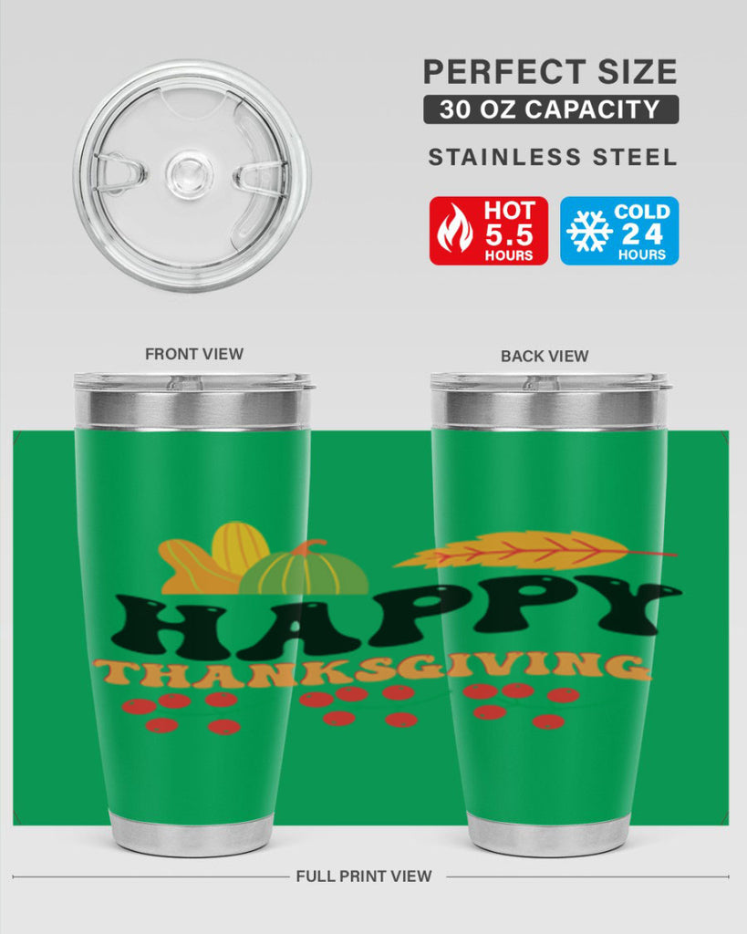 Happy Thanksgiving 251#- fall- Tumbler
