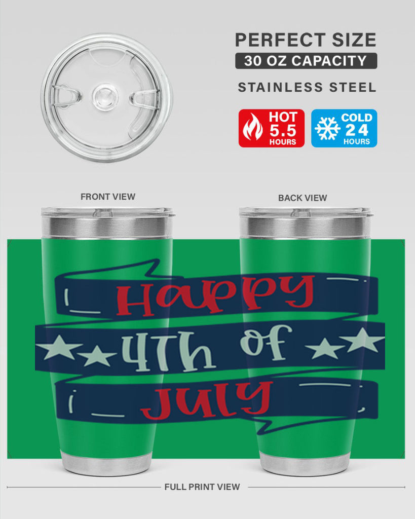 Happy th Of July Style 154#- Fourt Of July- Tumbler