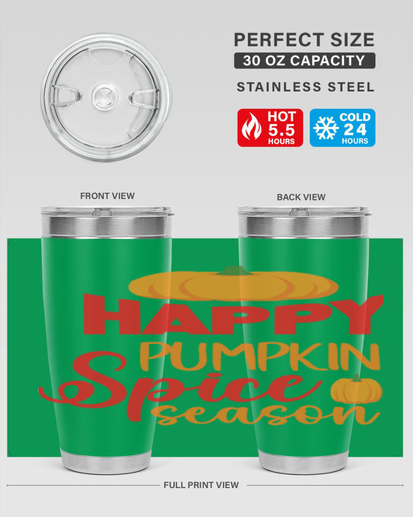 HappyPumpkinSpiceSeason 259#- fall- Tumbler