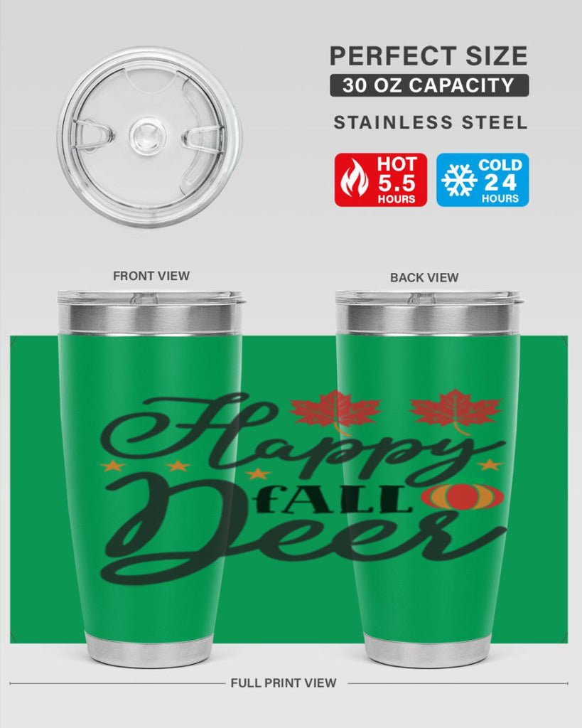 Happyfalldeer 254#- fall- Tumbler