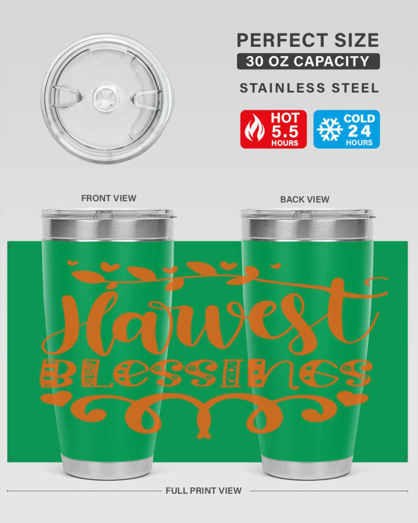 Harvest Blessings 266#- fall- Tumbler