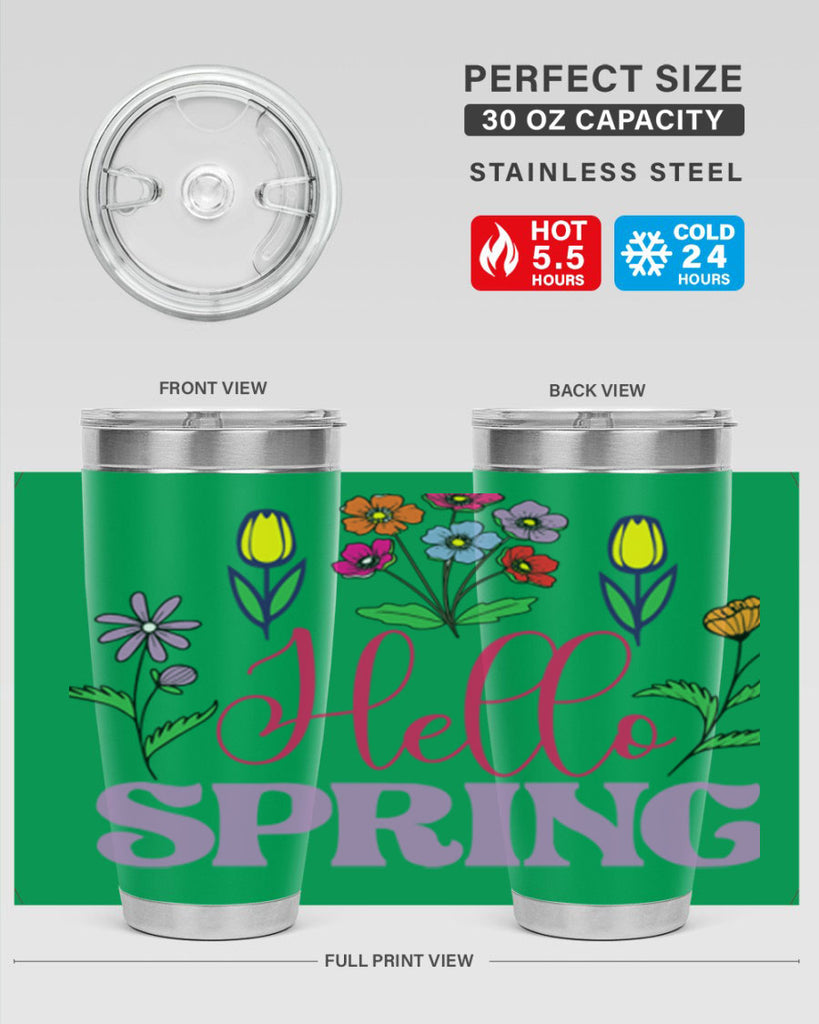 Hello Spring  233#- spring- Tumbler