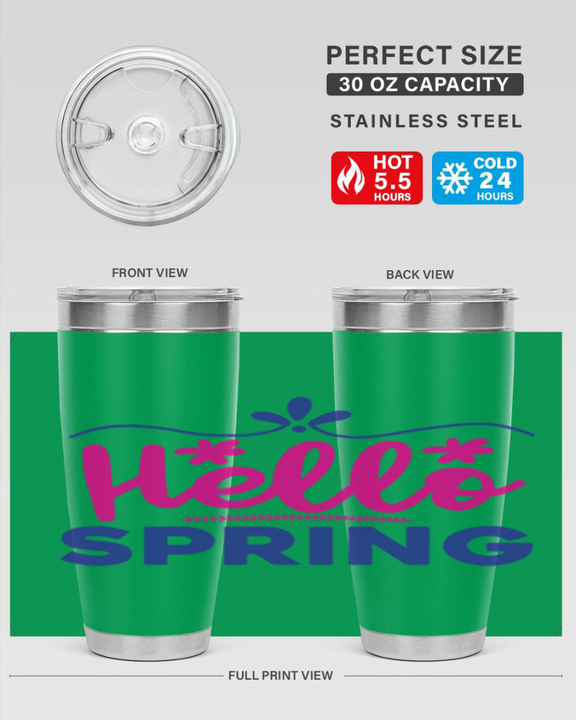 Hello Spring 212#- spring- Tumbler