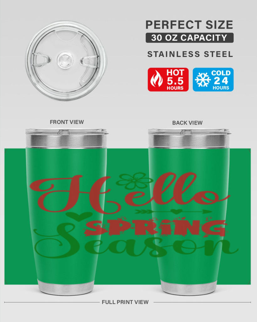 Hello Spring Season 224#- spring- Tumbler