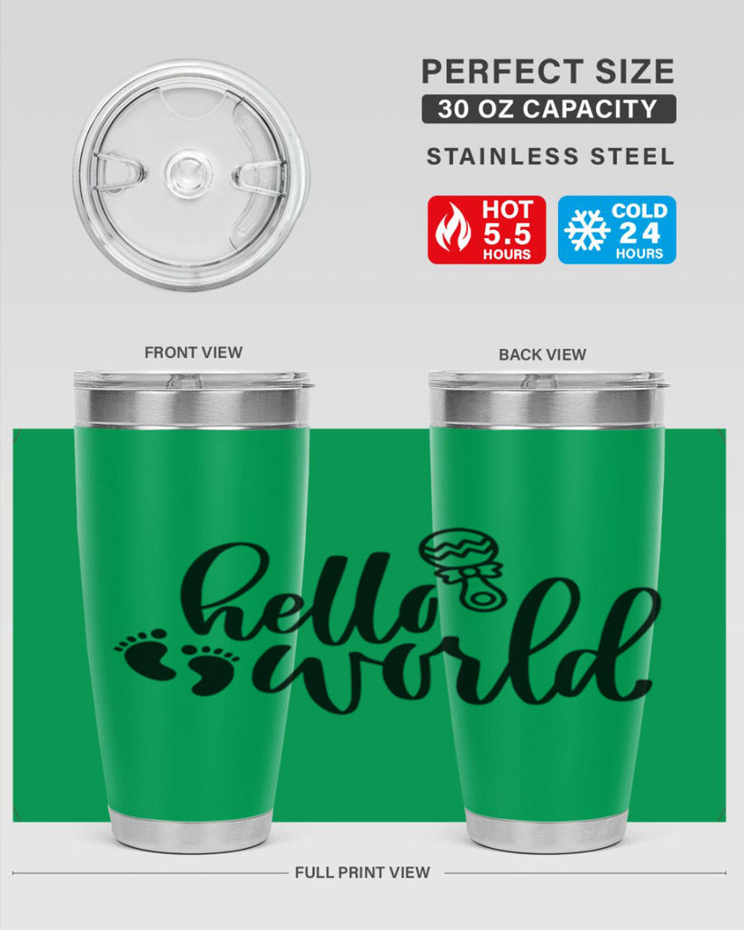 Hello World Style 90#- baby- tumbler