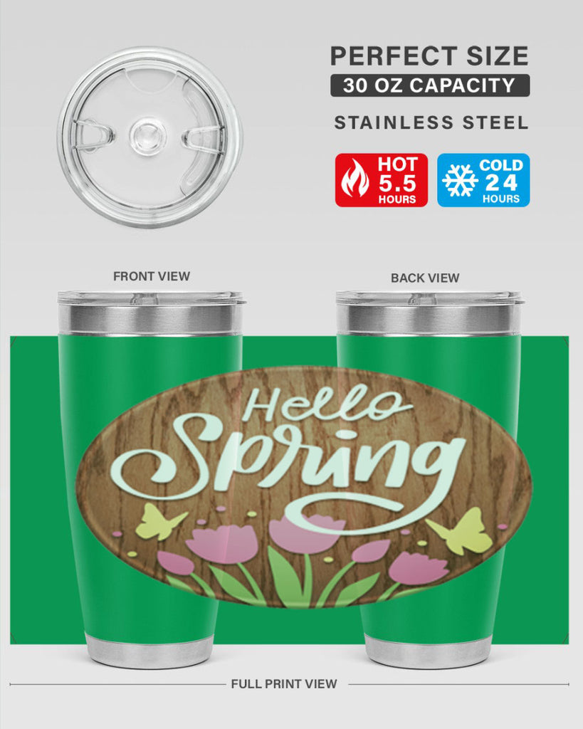 Hello spring Mockup202#- spring- Tumbler