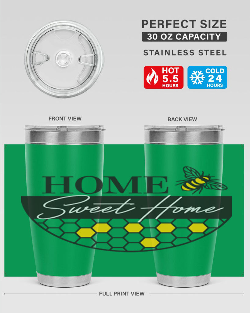 Home Sweet home bee and hive244#- spring- Tumbler
