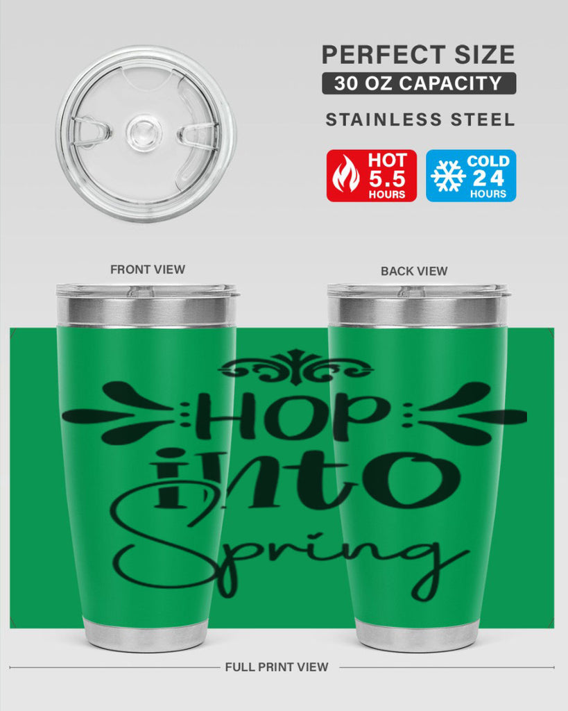Hop into Spring 247#- spring- Tumbler