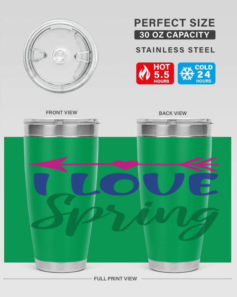 I Love Spring 272#- spring- Tumbler