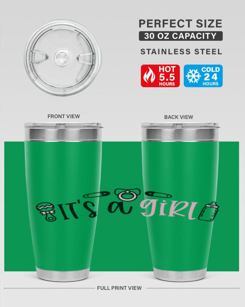 Its A Girl Style 78#- baby- tumbler