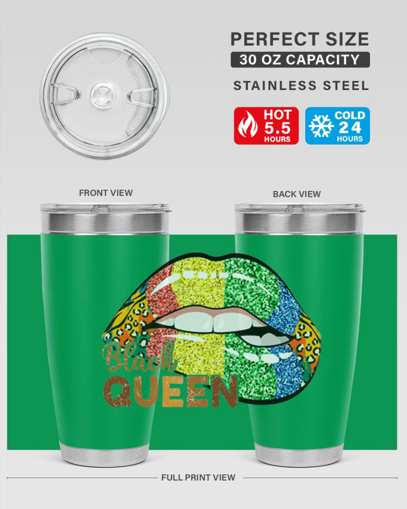 Juneteenth Black Queen Sexy Lip Png 35#- Juneteenth- tumbler