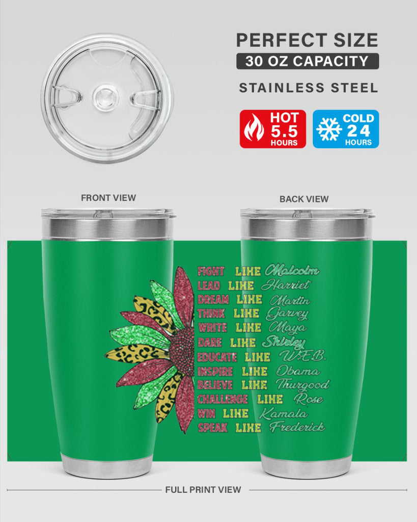 Juneteenth Sunflower Design 17#- Juneteenth- tumbler